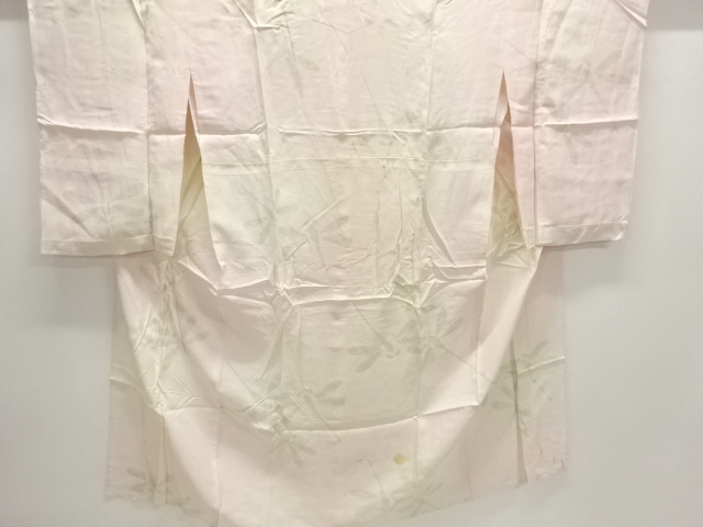 JAPANESE KIMONO / ANTIQUE SUMMER JUBAN / SILK / DRAGONFLY